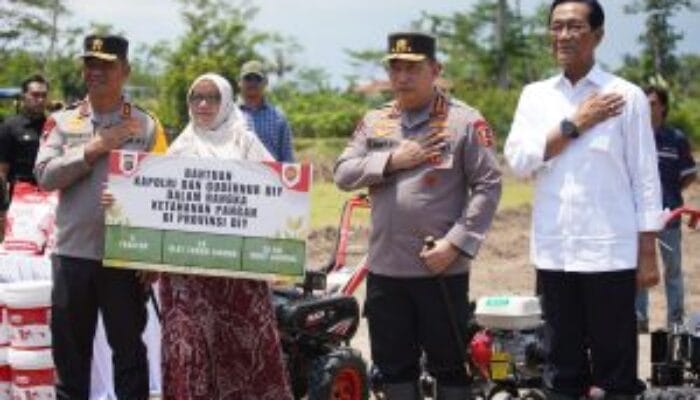 Dukung Ketahanan Pangan, Gubernur DIY Bersama Kapolri Menanam Jagung
