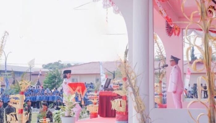 Bertindak Sebagai Inspektur Upacara HUT Ke-80 RI, Bupati Hery Nabit Beberkan 14 Program Prioritas Periode Keduanya