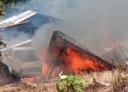 Rumah dan Mobil Warga di Elar Selatan, Matim Ludes Terbakar