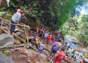 Irigasi Wae Laja Jebol, Warga Ceka Luju dan Pemkab Manggarai Pasang Pipa Paralon Darurat