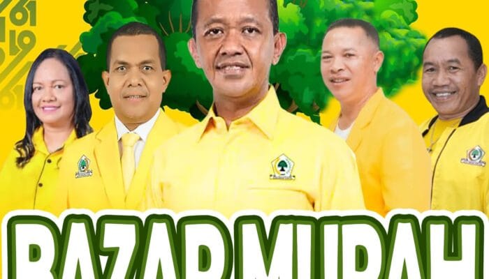Golkar Matim, Gelar Pasar Murah Sambut HUT ke-61