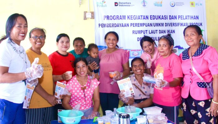 PLN UIP Nusra Dorong Ekonomi Pesisir Lewat Pemberdayaan Perempuan Desa Lifuleo
