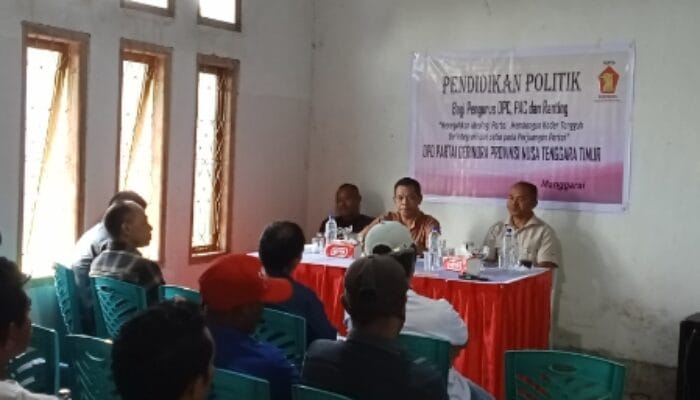 Gerindra Manggarai Perkuat Soliditas dan Loyalitas Kader Lewat Pendidikan Politik