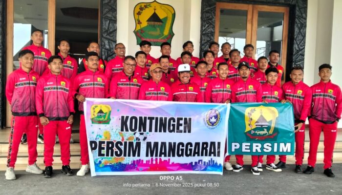 Dukung Laskar Motang Rua, Wabup Manggarai Fabianus Abu Resmi Lepas Kontingen Persim ke Ende