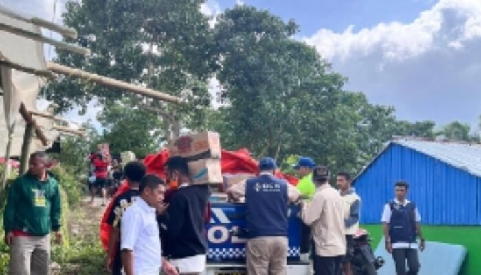 Longsor Terjang Goreng Meni, BGN Bergerak Cepat Salurkan Bantuan Sembako