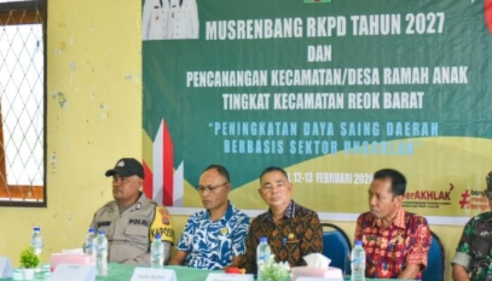 Peningkatan Daya Saing Daerah Jadi Fokus Musrembang RKPD 2027 di Reok Barat