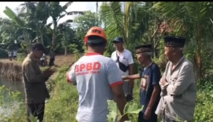 BPBD Matim Pantau DAS Wae Laing, Warga Harap Tanggul Segera Direalisasi
