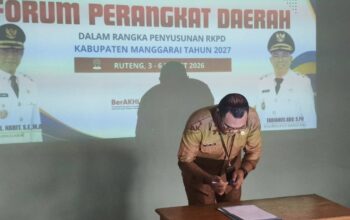 Pemkab Manggarai Gelar Forum RKPD 2027, Fokus pada Harmonisasi Program dan Prioritas Daerah