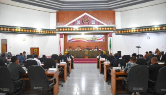 Paripurna LKPJ 2025, DPRD Soroti Air Minum dan Pokir, Bupati Hery Nabit Tekankan Sinergi Eksekutif-Legislatif