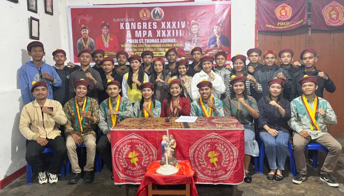 PMKRI Cabang Ruteng St.Agustinus Nyatakan Siap Sukseskan Kongres XXXIV Dan MPA XXXIII PMKRI St.Thomas Aquinas Di Ruteng