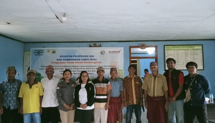 Masyarakat Adat Dukung Pengembangan PLTP Ulumbu Unit 5 Melalui Pelepasan Hak Lahan Akses Jalan