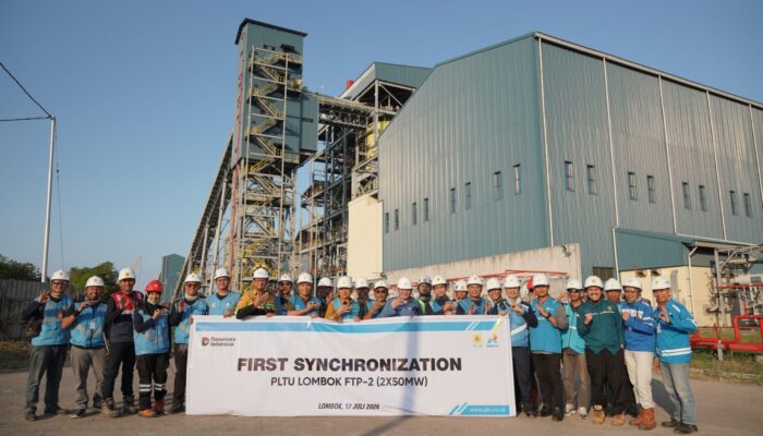 PLTU Lombok FTP-2 Unit 1 Berhasil Sinkronisasi Perdana, Tambahan Daya 50 MW Siap Perkuat Sistem Lombok