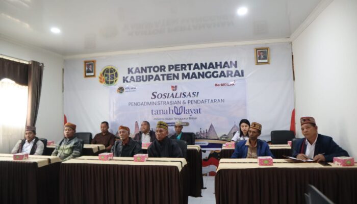 Kantah Manggarai Perkuat Sinergi Pendaftaran Tanah Ulayat bersama MHA Gendang Nggorop