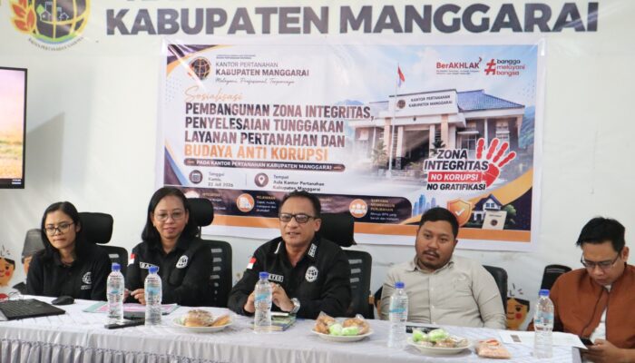 Komitmen Reformasi Birokrasi, Kantah Manggarai Cetuskan Pembangunan Zona Integritas Menuju WBBK