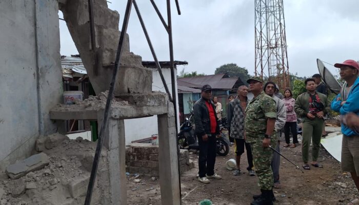Dandim 1612/Manggarai Gerak Cepat Kunjungi Korban Gempa M 7,7 di Ruteng, Pastikan Bantuan dan Posko Darurat