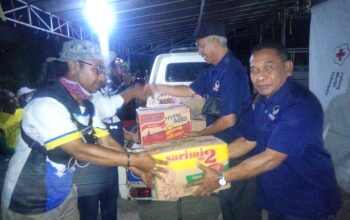 NasDem Baku Peduli Salurkan Paket Sembako di Lamba Leda Utara Pascagempa
