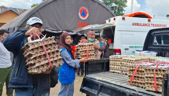 Bersinergi dengan PLN, Hydro Techno Utama Salurkan Sembako dan Obat untuk Korban Gempa Manggarai