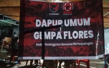 PDIP Matim Gercap Bantu Masyarakat Lamba Leda Utara Pascagempa