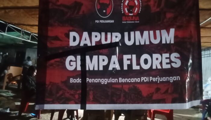 PDIP Matim Gercap Bantu Masyarakat Lamba Leda Utara Pascagempa