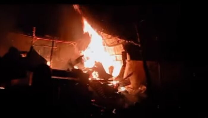 Satu Unit Rumah di Wae Palo Ruteng Ludes Terbakar