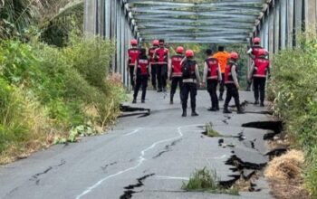 Jalur Dampek-Pota Manggarai Timur Terancam Putus Total Akibat Gempa Susulan