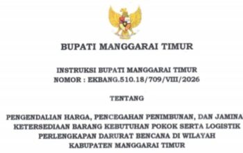 Pemkab Matim Perketat Pengawasan Harga dan Stok Kebutuhan Pokok Pascagempa