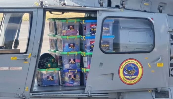 Percepat Penanganan Pascagempa, 800 Kg Logistik Diterbangkan ke Pulau Sukun