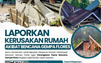 BP3KP Nusa Tenggara II Ajak Warga Laporkan Kerusakan Rumah Akibat Gempa Flores