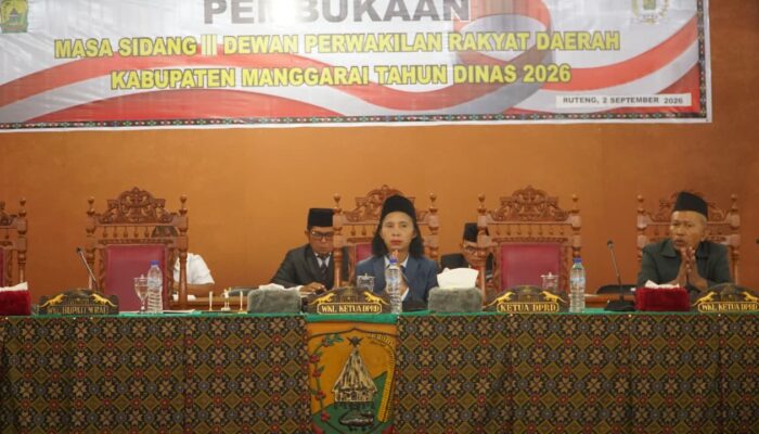 Buka Sidang III DPRD Manggarai, Agnes Menot: Roda Pemerintahan dan Pelayanan Publik Tak Boleh Berhenti