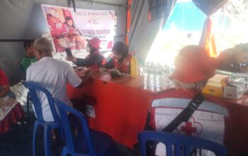 PMI Manggarai Timur Layani Kesehatan Gratis di Desa Satar Punda Barat