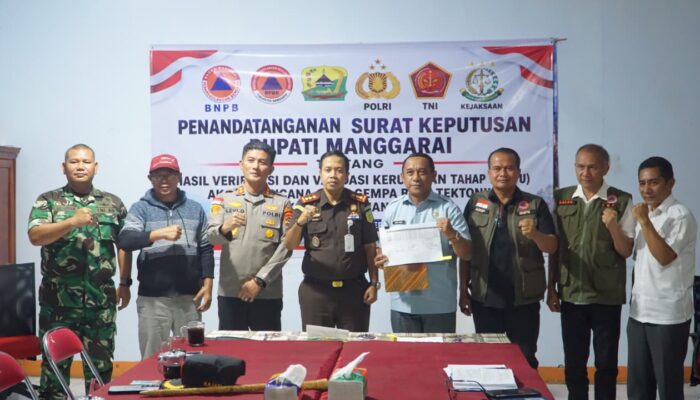 Pemkab Manggarai Tetapkan Hasil Verifikasi dan Validasi Kerusakan Tahap I, Ribuan Rumah Diusulkan Mendapat Bantuan