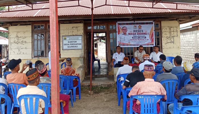Reses di Ulungali, Boni Burhanus Serahkan Bantuan Rp10 Juta untuk Perbaikan Irigasi Wae Mantar